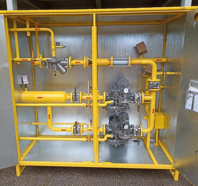 Шкафные пункты на базе регуляторов давления Madas